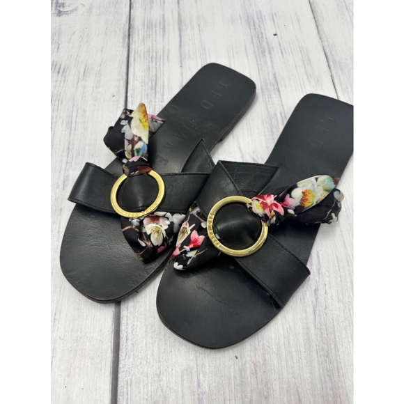 Ted Baker Shoes - Women's Ted Baker Sandals Size 38 Black Floral